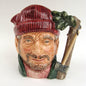 ROYAL DOULTON CHARACTER SMALL JUG: LUMBERJACK D6613  NO BOX   KM0