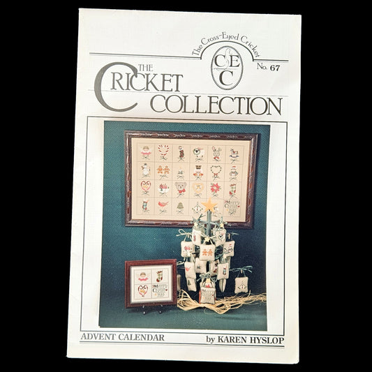 1989 THE CRICKET COLLECTION CROSS STITCH CHART NO. 67:  ADVENT CALENDAR   LF0