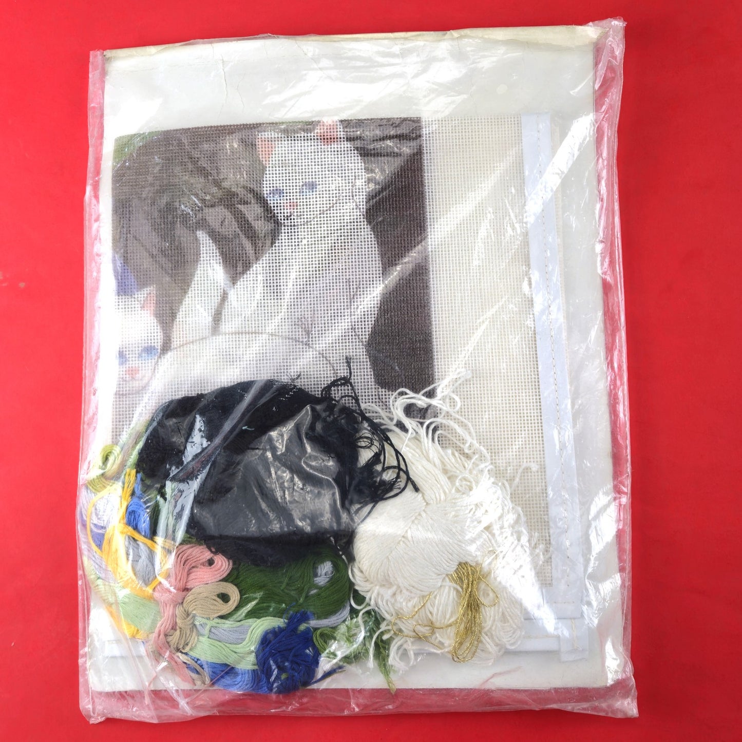 SOMETHING SPECIAL NEEDLEPOINT KIT:  CALLA LILIES AND CATS   BM1