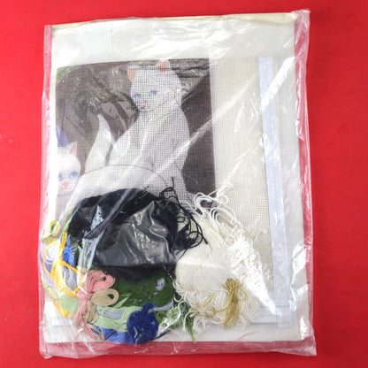 SOMETHING SPECIAL NEEDLEPOINT KIT:  CALLA LILIES AND CATS   BM1
