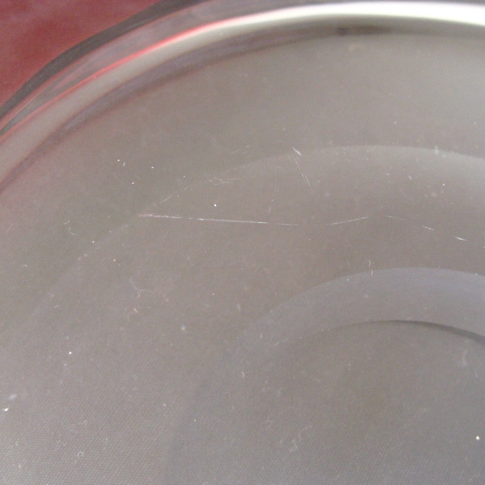 VINTAGE VAL ST. LAMBERT ART DECO PLATTER SIGNED      KM1
