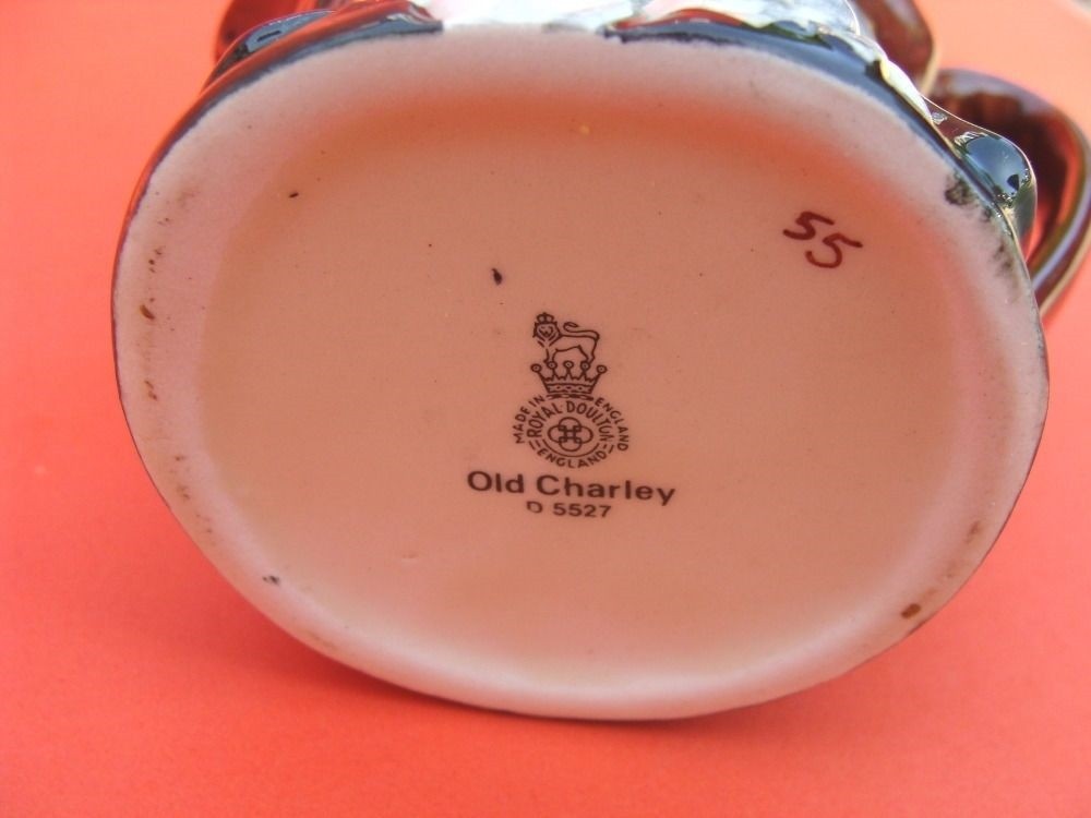 ROYAL DOULTON CHARACTER SMALL JUG: OLD CHARLEY D5527  NO BOX     KM7