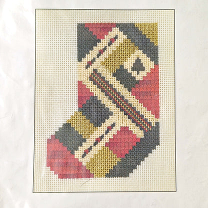 SEKAS & CO. NEEDLEPOINT CANVAS KIT:  CHRISTMAS STOCKING ORNAMENT    BM0