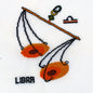 MADEIRA LUXURY PREWORKED NEEDLEPOINT CANVAS:  ASTROLOGY ZODIAC SIGN LIBRA  BM0