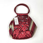 LONGABERGER HOMESTEAD BEADED PURSE:  HOLIDAY STRIPE / HOLIDAY BOTANICAL NEW0