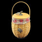 2000 LONGABERGER CELEBRATIONS PUMPKIN BASKET:  LINER, PROTECTOR, TIE ON0