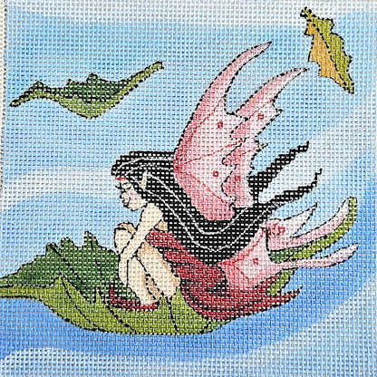 HAND PAINTED NEEDLEPOINT CANVAS:  FAIRY      BM0