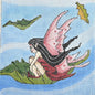 HAND PAINTED NEEDLEPOINT CANVAS:  FAIRY      BM0
