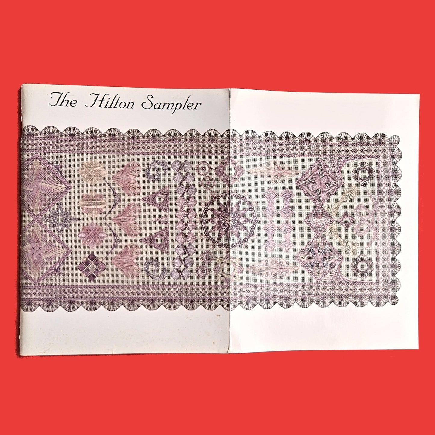 OOAK 1994 FIRST EDITION THE HILTON SAMPLER STITCH GUIDE BY JEAN HILTON  BM1