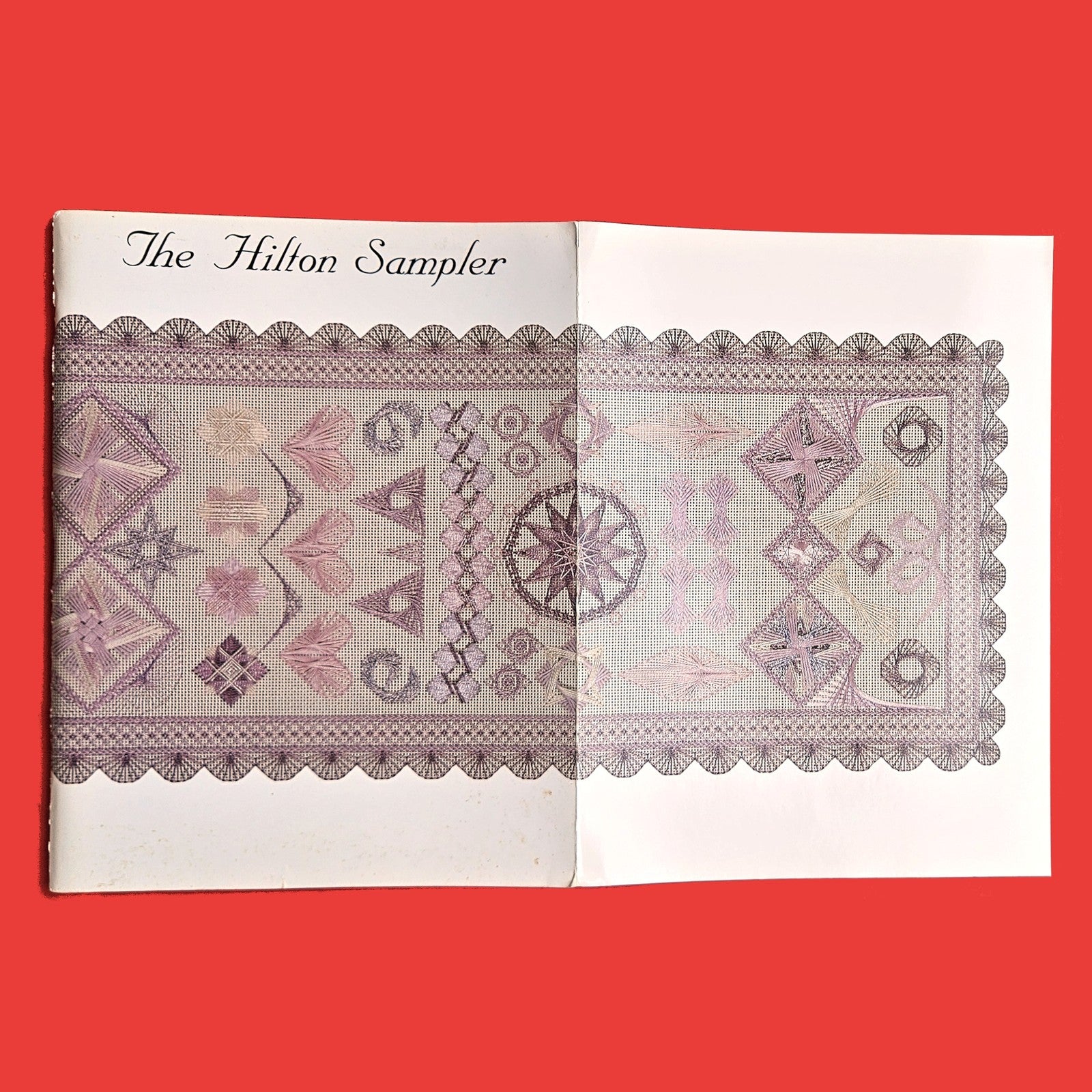 OOAK 1994 FIRST EDITION THE HILTON SAMPLER STITCH GUIDE BY JEAN HILTON  BM1