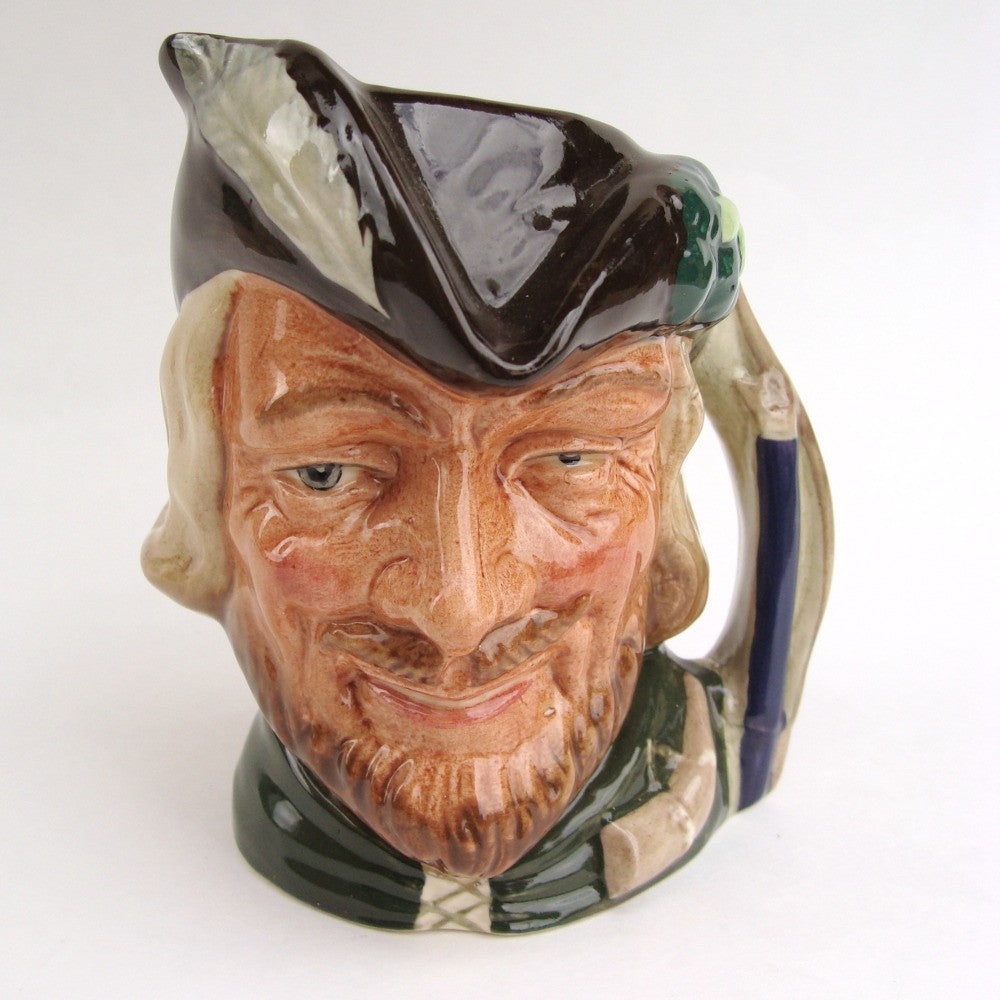 ROYAL DOULTON CHARACTER SMALL JUG: ROBIN HOOD D6534 STYLE 2  NO BOX      KM0