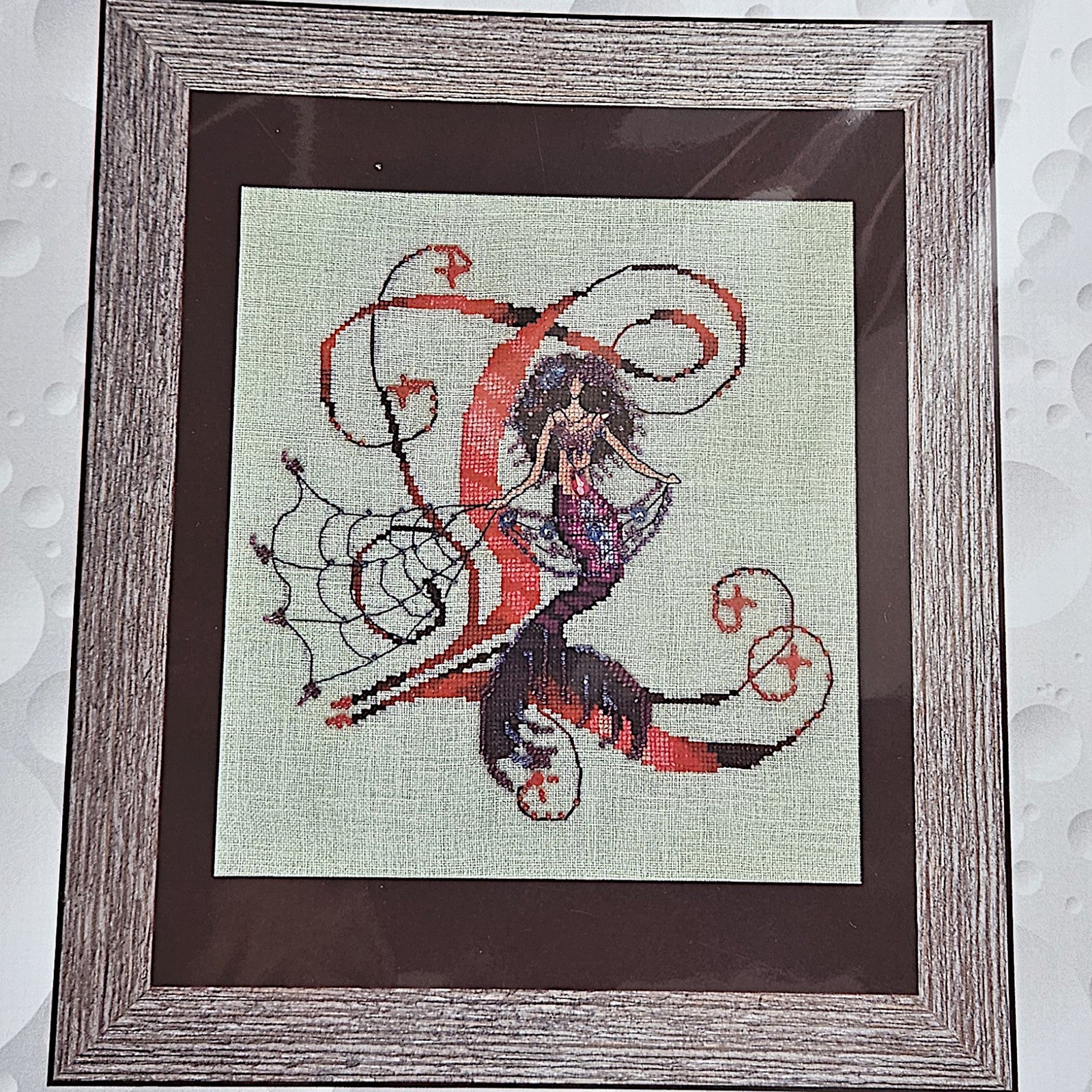 2014 LETTERS FROM MERMAIDS CROSS STITCH CHART BY NORA CORBETT:  LETTER "L"   BM0