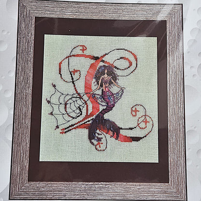 2014 LETTERS FROM MERMAIDS CROSS STITCH CHART BY NORA CORBETT:  LETTER "L"   BM0