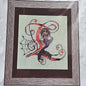 2014 LETTERS FROM MERMAIDS CROSS STITCH CHART BY NORA CORBETT:  LETTER "L"   BM0