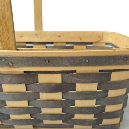 1988 LONGABERGER BASKET:  BLUE WEAVE GRANDMA BONNIE FAMILY SIGNED4