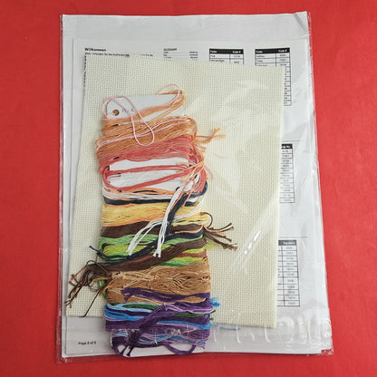 DIMENSIONS COUNTED CROSS STITCH KIT: WILD THING BABY BIRTH RECORD   SL1