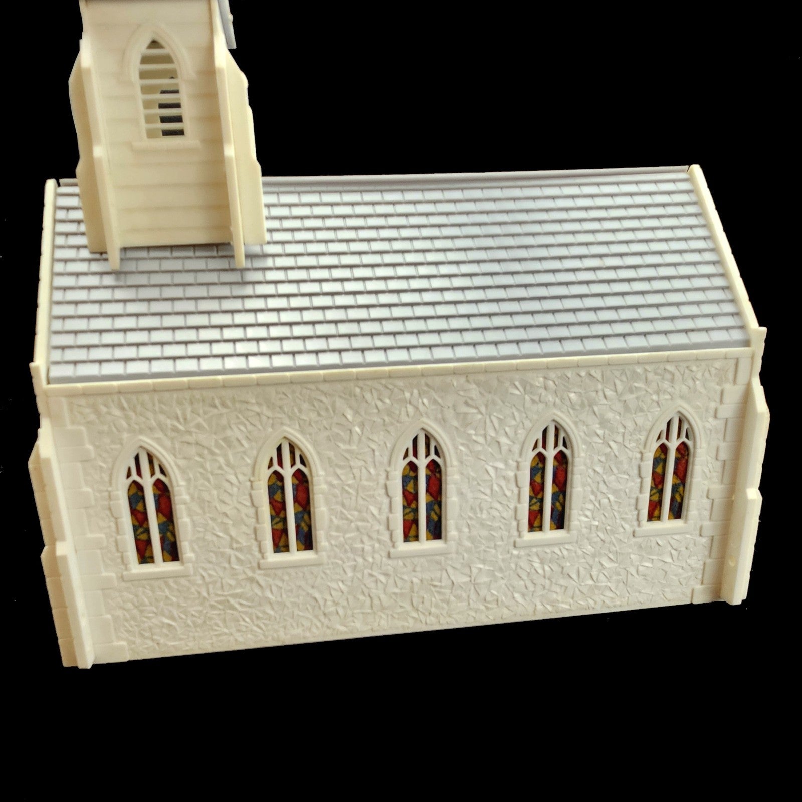 VINTAGE PLASTICVILLE CC-9 CHURCH KIT COMPLETE IN ORIGINAL BOX     LF5