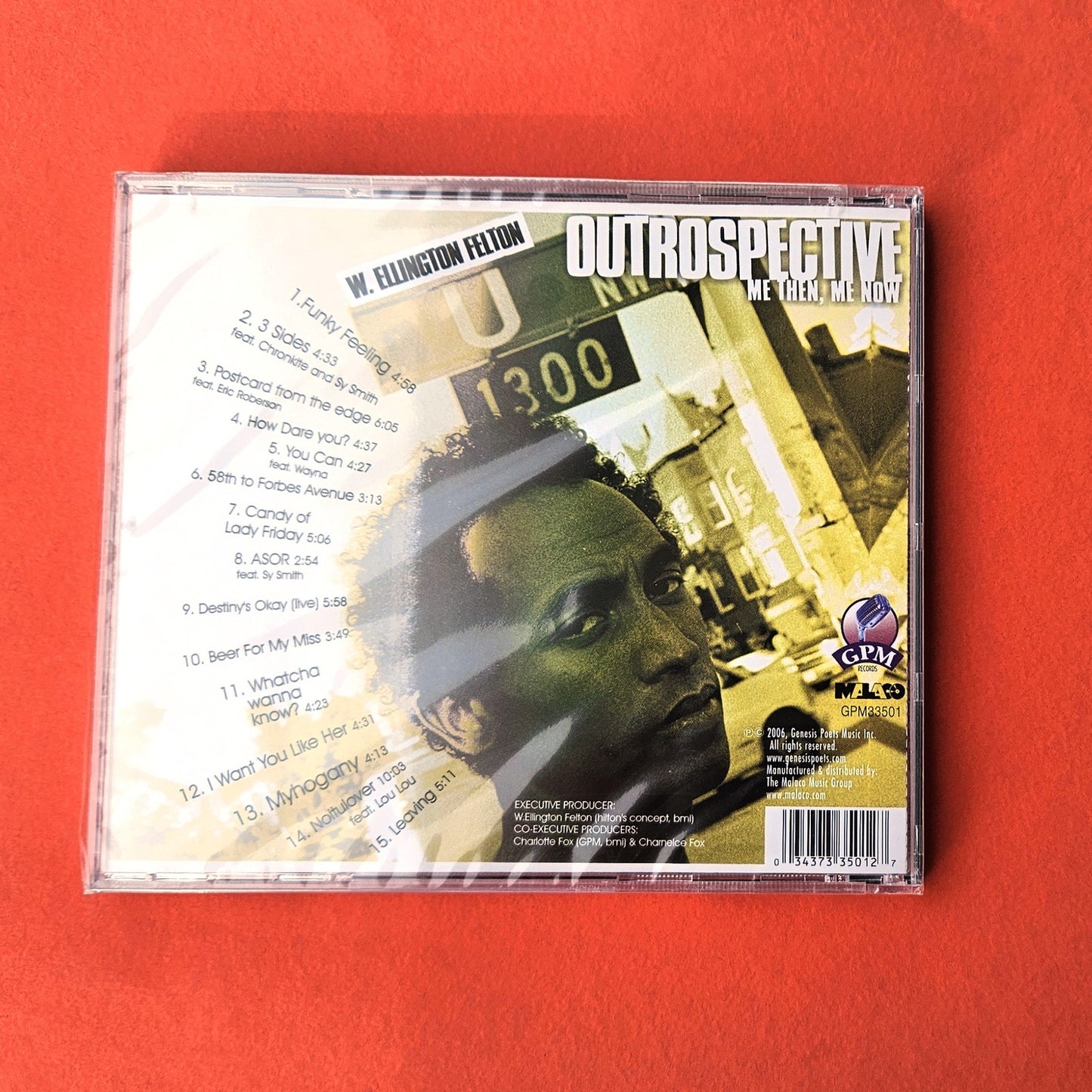 OUTROSPECTIVE:  ME THEN, ME NOW BY FELTON, W. ELLINGTON (CD, 2006)   LF1