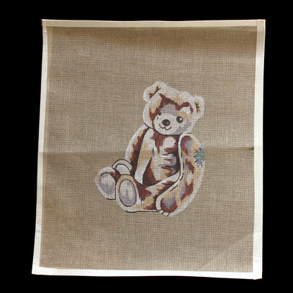 HAND PAINTED NEEDLEPOINT CANVAS:  ADORABLE TEDDY BEAR   BM1