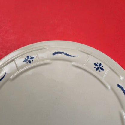RETIRED LONGABERGER POTTERY:  TRIVET WOVEN TRADITIONS BLUE2