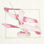 JULIE HP NEEDLEPOINT CANVAS:  PINK RIBBON MAKE COASTER, PILLOW INSERT     BM0