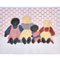 HAND PAINTED NEEDLEPOINT CANVAS:  FOLK ART DOLLS     BM0