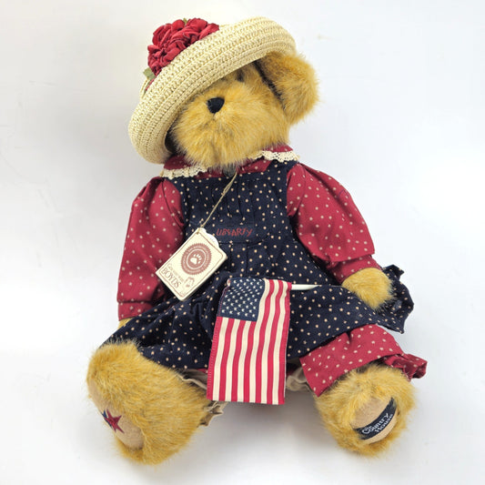 ADORABLE PLUSH BOYDS BEAR:  GLORY B. AMERICA BEST DRESSED COLL    LF0