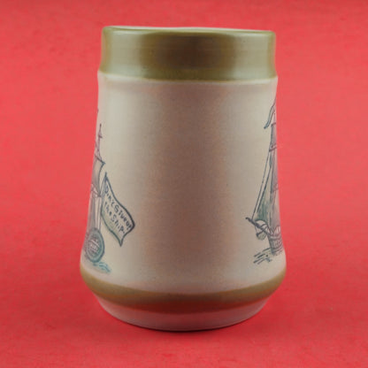 VINTAGE HOLT HOWARD STONEWARE 20 OZ STEIN TANKARD "DON'T GIVE UP THE SHIP"    LF2