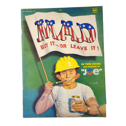 1971 MAD MAGAZINE #144:  BUY IT....OR LEAVE IT!     LF0