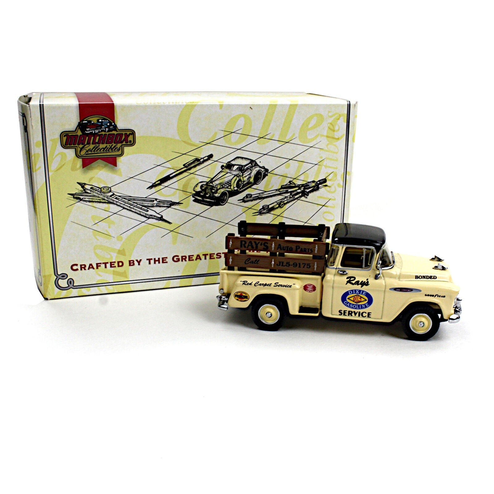 MATCHBOX 1957 CHEVROLET 3100 DIE CAST 1/43 TRUCK: RAY'S SERVICE YRS-05 M    FM0