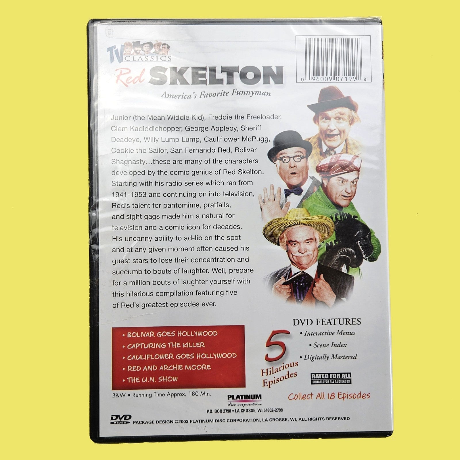 3 RED SKELTON DVD LOT: VOL 2, 3, 4  TWO NEW   LF2
