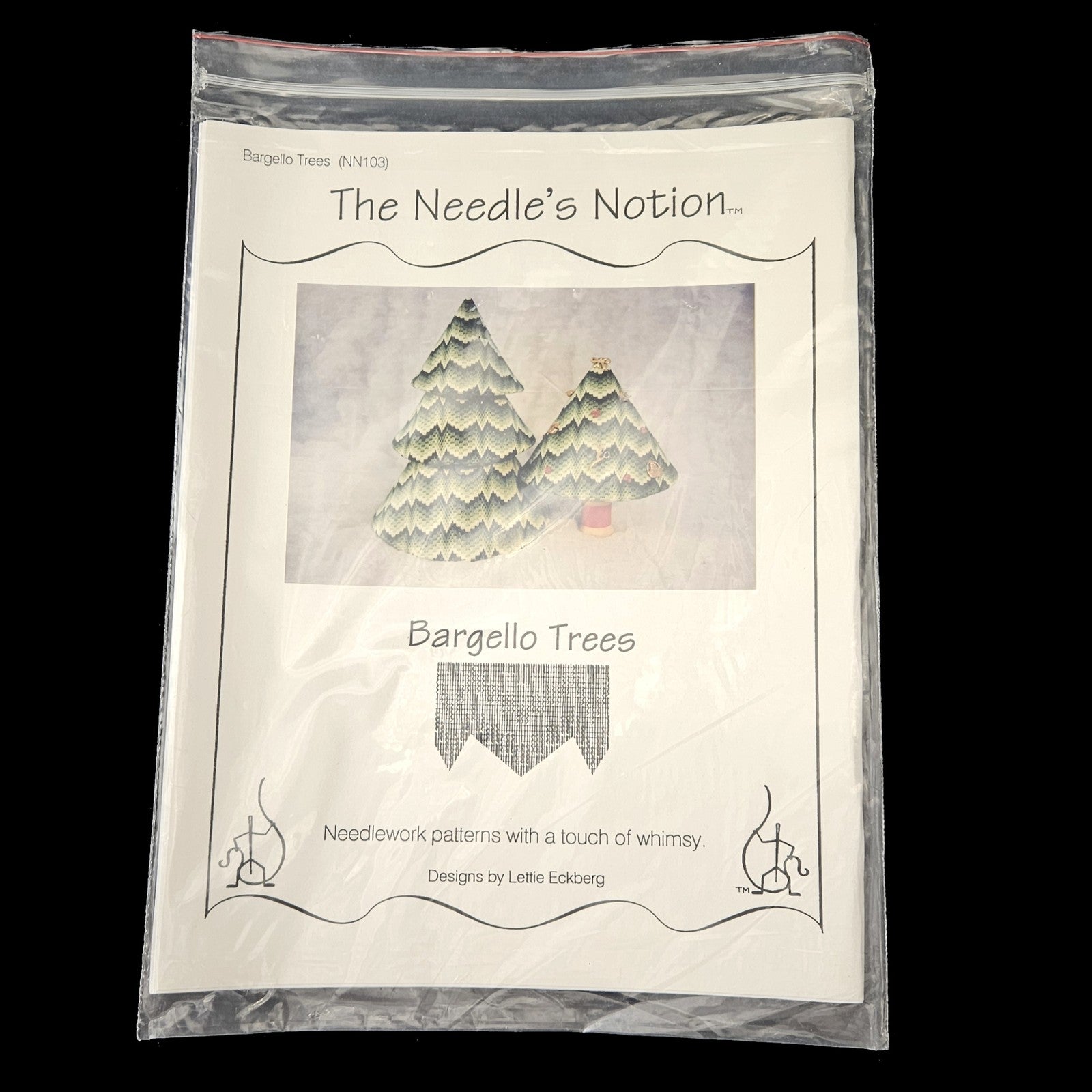 THE NEEDLE'S NOTION STITCH GUIDE:  BARGELLO TREES     GG1