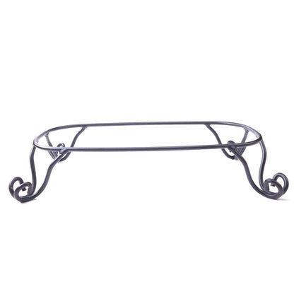 LONGABERGER WROUGHT IRON:  DIVIDED DISH  PEDESTAL   #70205 NIB  JR0