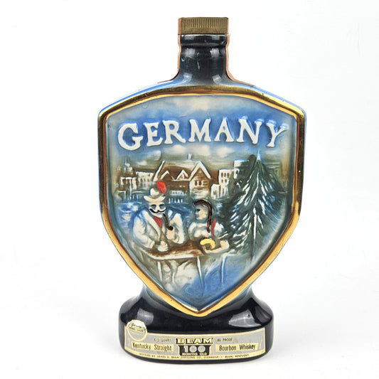 VINTAGE 1970 JIM BEAM WHISKEY DECANTER:  GERMANY EMPTY0