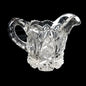 MCKEE QUINTEC CLEAR PRESSED DEPRESSION GLASS CREAMER    FM0