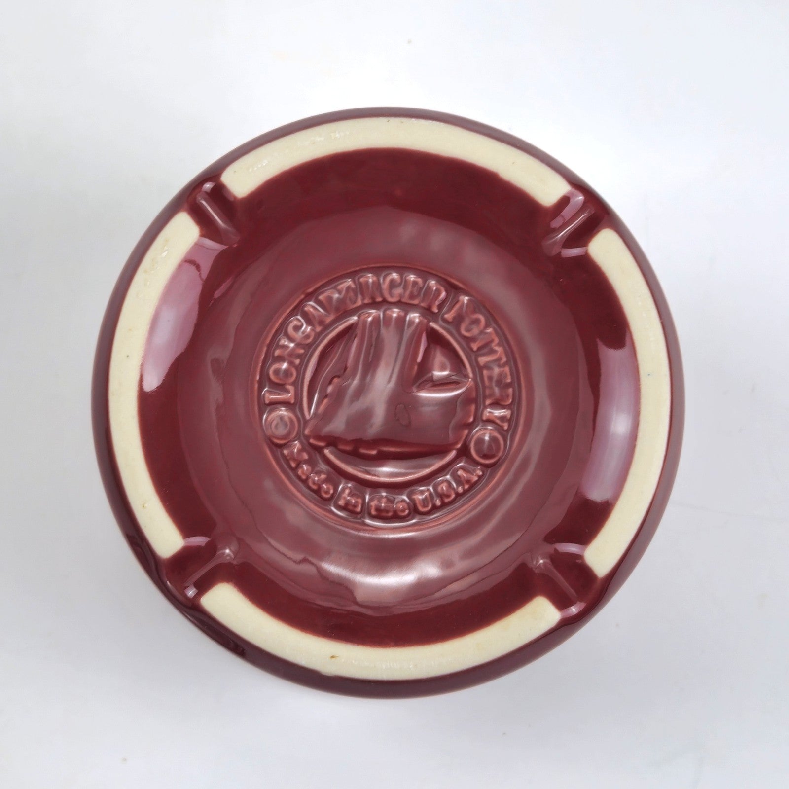 RETIRED LONGABERGER POTTERY:  1 PINT SALT CROCK & LID / COASTER  PAPRIKA2