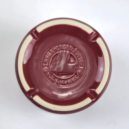RETIRED LONGABERGER POTTERY:  1 PINT SALT CROCK & LID / COASTER  PAPRIKA2