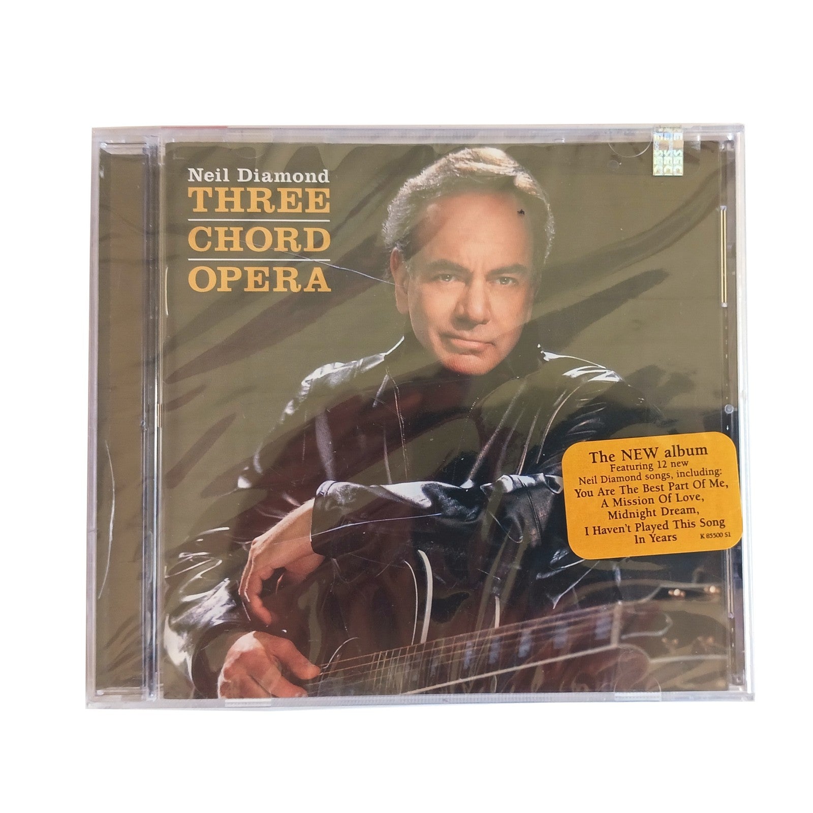 2001 NEIL DIAMOND THREE CHORD OPERA   CD   NEW STOCKING STUFFER   LF0