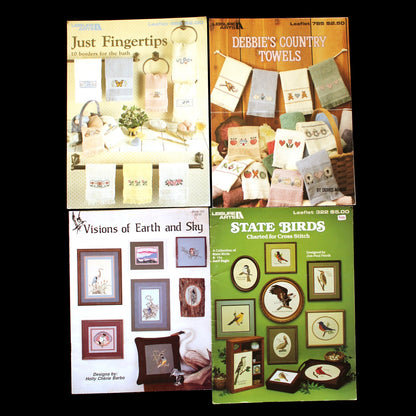 25 CROSS STITCH CHART / BOOKLET LOT:  VARIETY OF THEMES   BM1