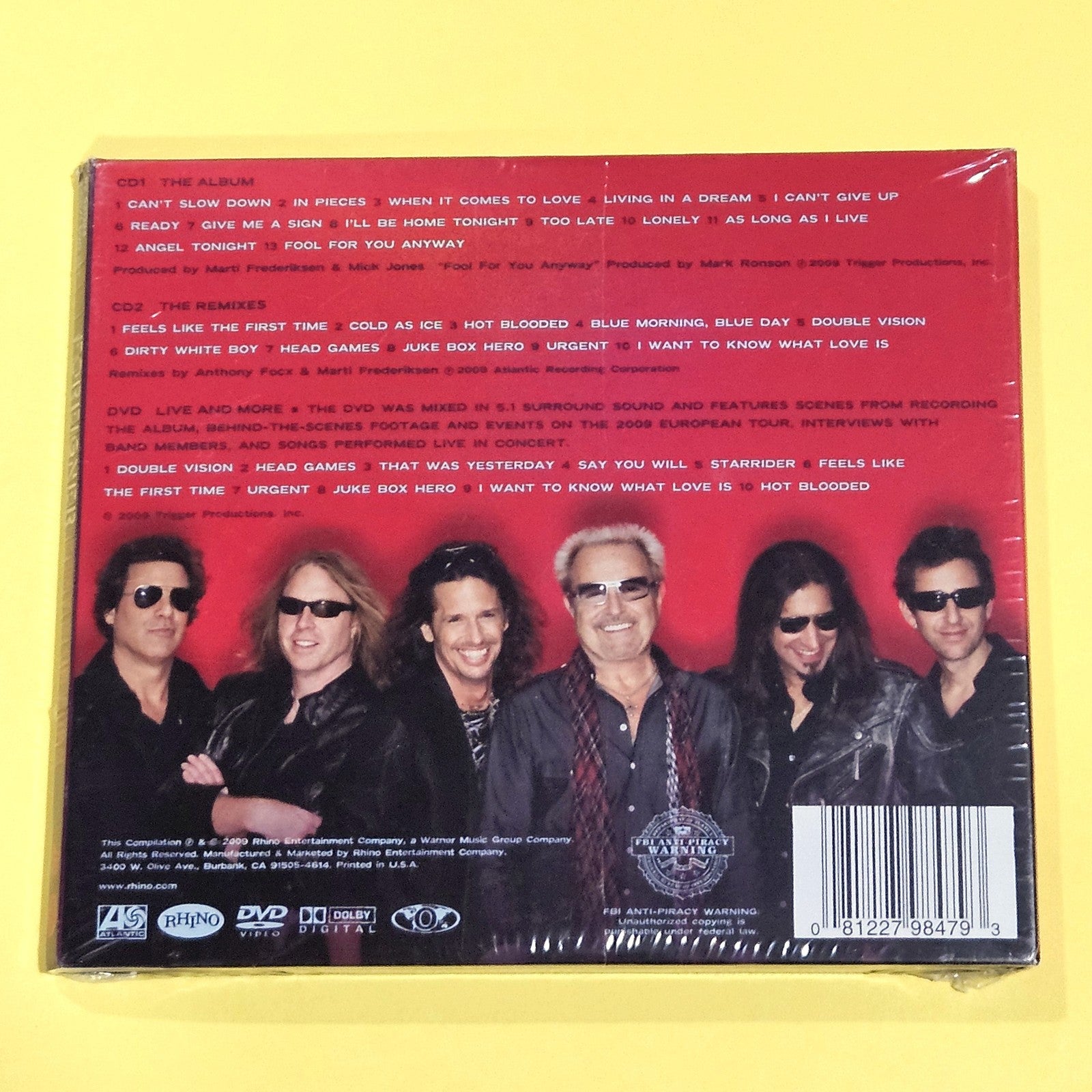 CAN'T SLOW DOWN BY FOREIGNER (CD, 2009)   NEW  STOCKING STUFFER    LF1