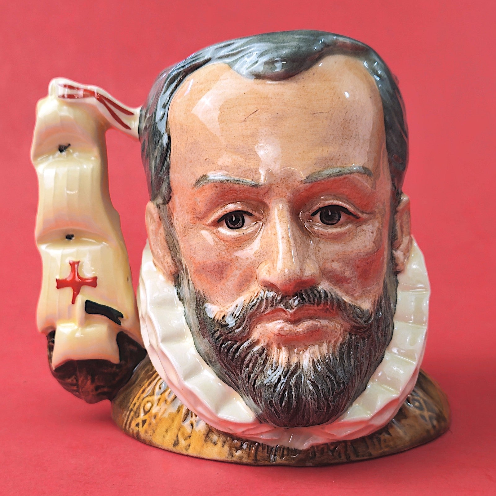 ROYAL DOULTON CHARACTER SMALL JUG: KING PHILIP II OF SPAIN D6822 NO. 4745   KM0