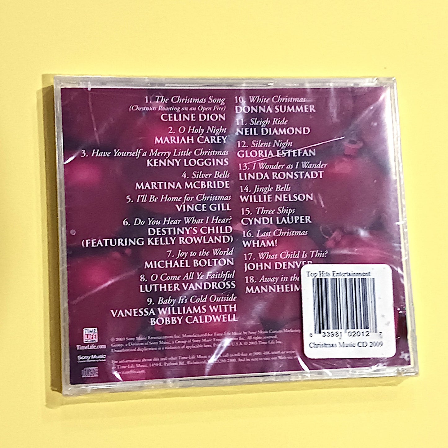 TIME LIFE TREASURY OF CHRISTMAS CD  NEW:  CELINE DION, NEIL DIAMOND +++  LF1