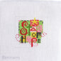 STITCH-ITS NEEDLEPOINT CANVAS:  STAR OF HOPE  BOX LID, INSERT     BM0