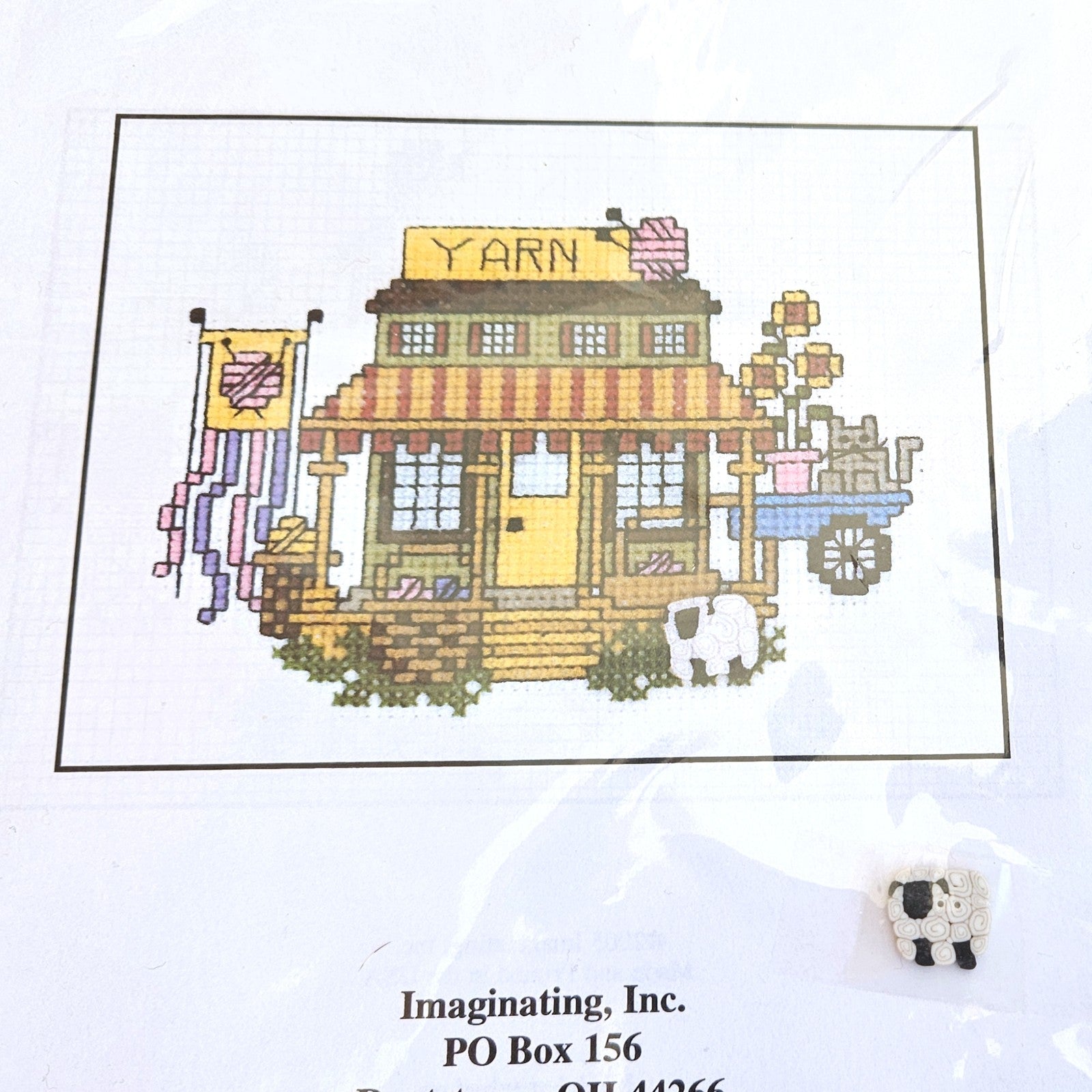 IMAGINATING CROSS STITCH KIT:  YARN SHOP    BM0