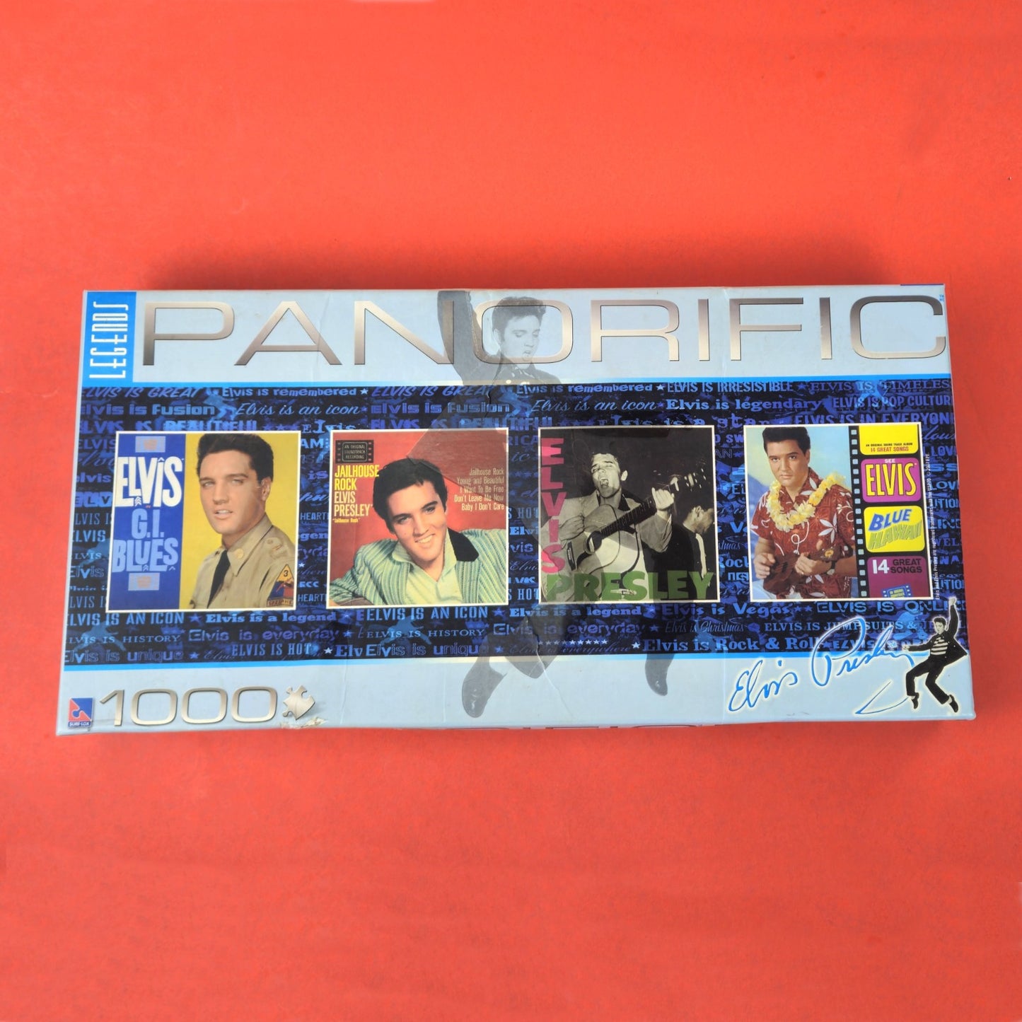 PANORIFIC  1000 PC 39 X 15 PUZZLE:  ELVIS PRESLEY    LF0