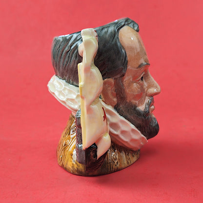 ROYAL DOULTON CHARACTER SMALL JUG: KING PHILIP II OF SPAIN D6822 NO. 4745   KM2
