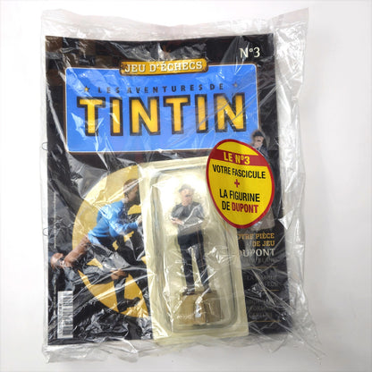 2012 ADVENTURES OF TINTIN NO. 3 MAGAZINE & FIGURE:  THOMPSON BISHOP CHESS   LF0