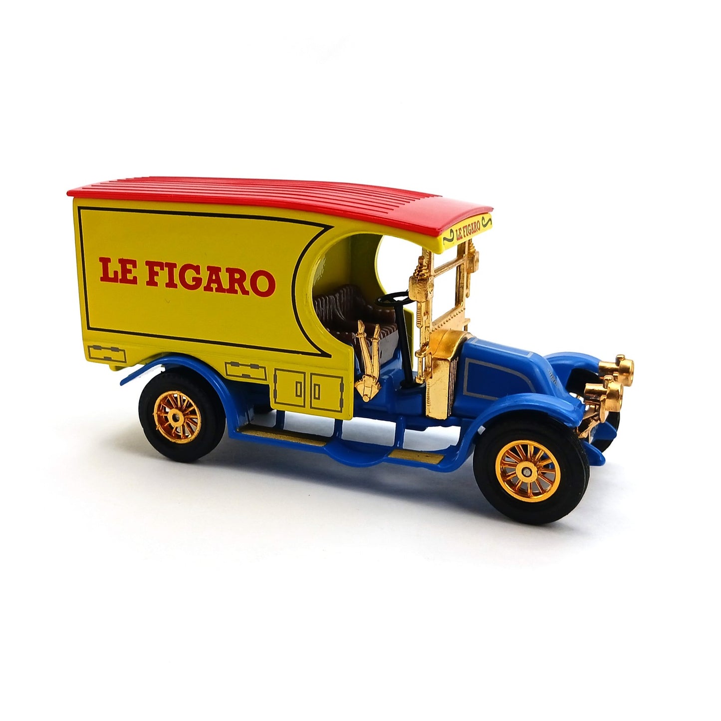 MATCHBOX POWER OF THE PRESS COLLECTIBLE: 1910 RENAULT AG  LE-FIGARO YPP-01 FM1