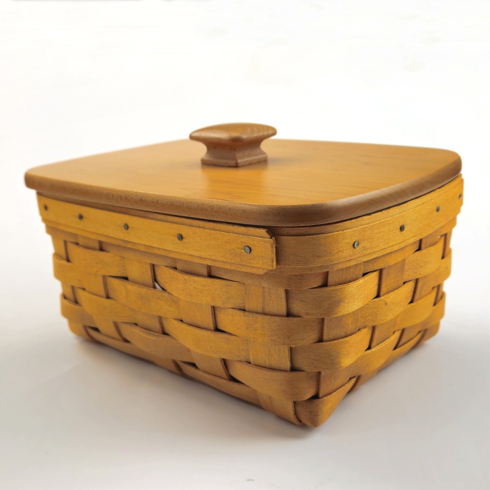 2002 LONGABERGER ADDRESS BASKET & PROTECTOR NEW1