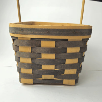 1988 LONGABERGER BASKET:  BLUE WEAVE GRANDMA BONNIE FAMILY SIGNED1